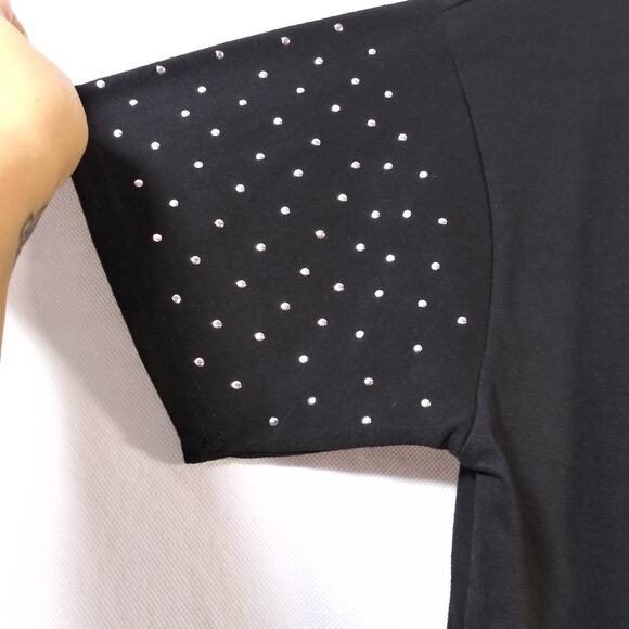 Pink Floyd Dark Side Of The Moon Crop Tee Studded Size XL - Picture 2 of 6